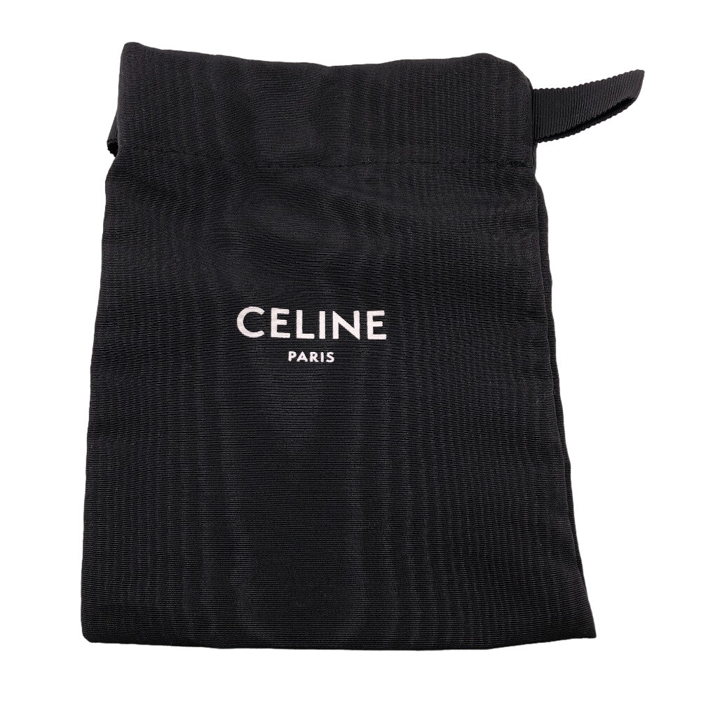 CELINE Shoulder strap Canvas, Leather khaki Women Secondhand
