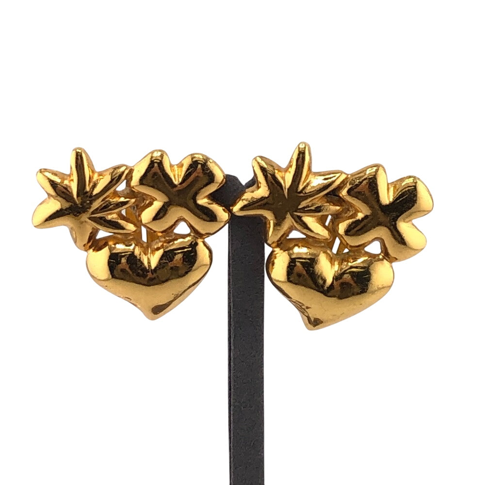 CHANEL Earring Gold Plated gold Lacroix