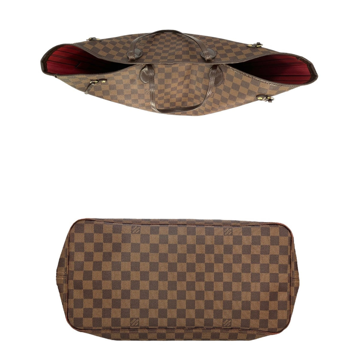 Louis Vuitton Damier Ebene Neverfull w/ Pouch GM