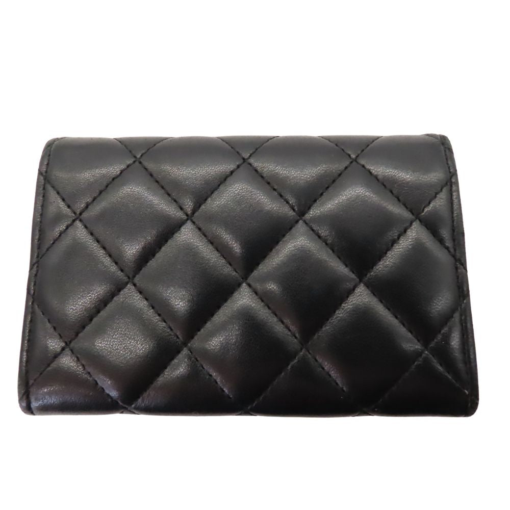 Chanel Matelassé Lambskin Card Case