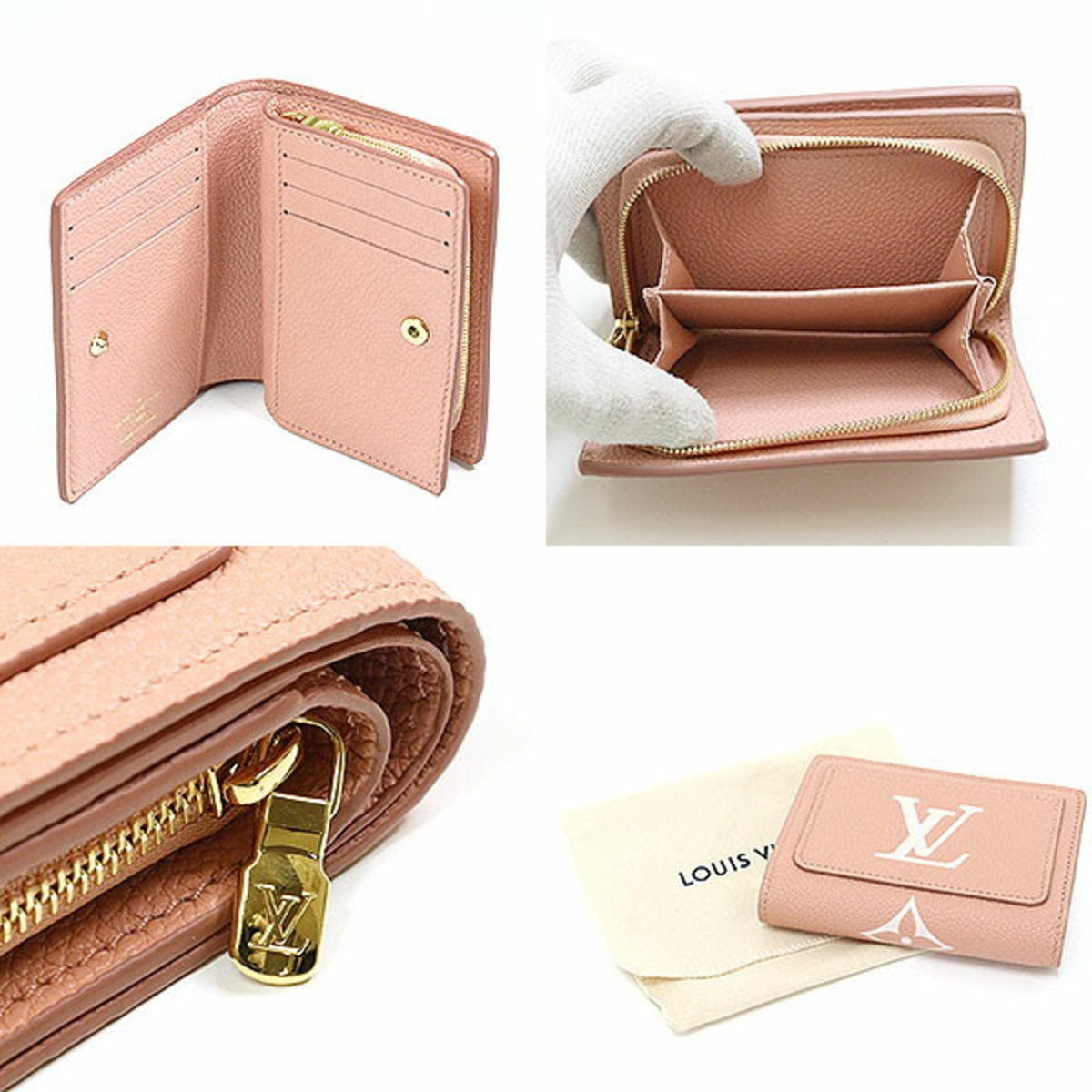 Louis Vuitton Monogram Empreinte Monogram pink Monogram Empreinte Wallet (Bi-Fold)