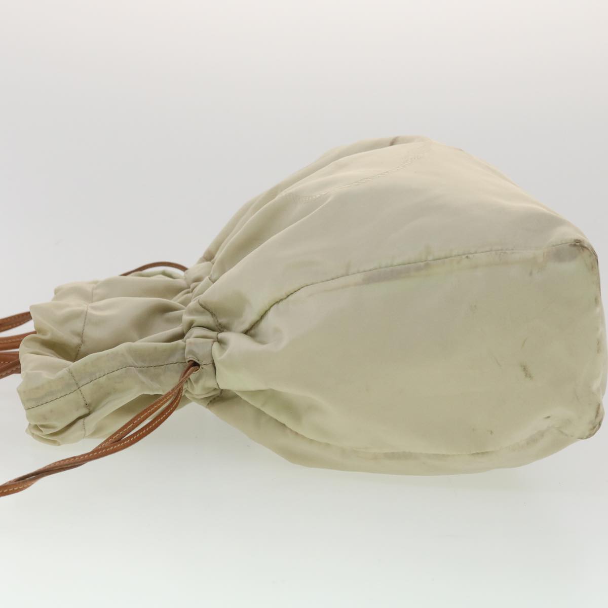 Prada Shoulder Bag Nylon Beige ac1841