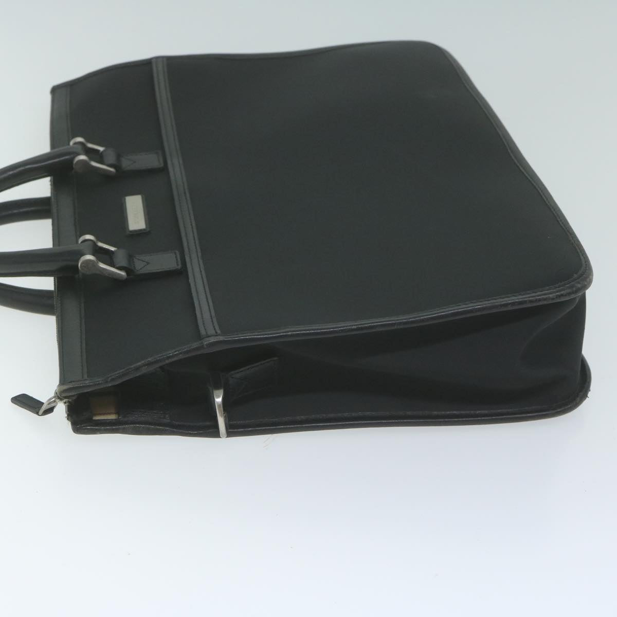 Burberry Hand Bag Nylon Black Auth ac2627
