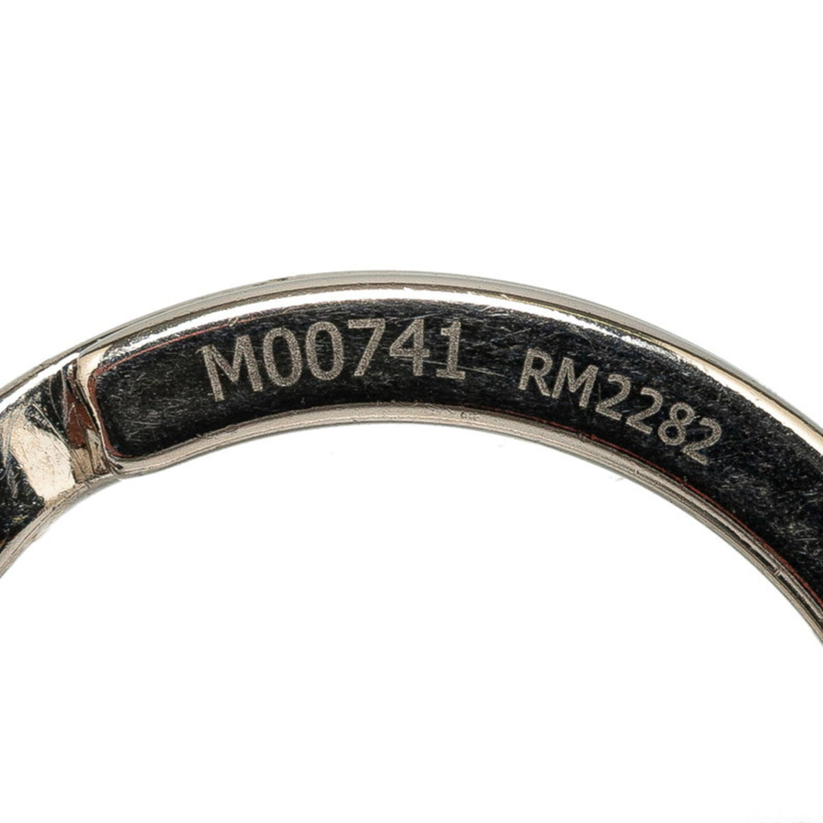 Louis Vuitton Leather Metal Keyring