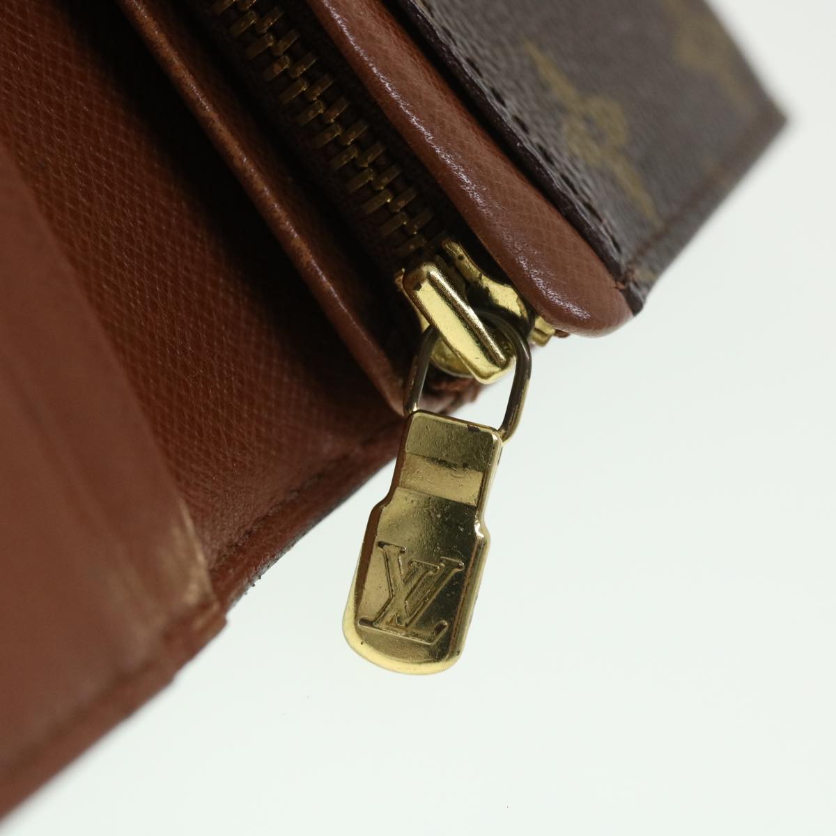 LOUIS VUITTON Monogram Porte Monnaie Billets Tresor Wallet M61730 LV am4096