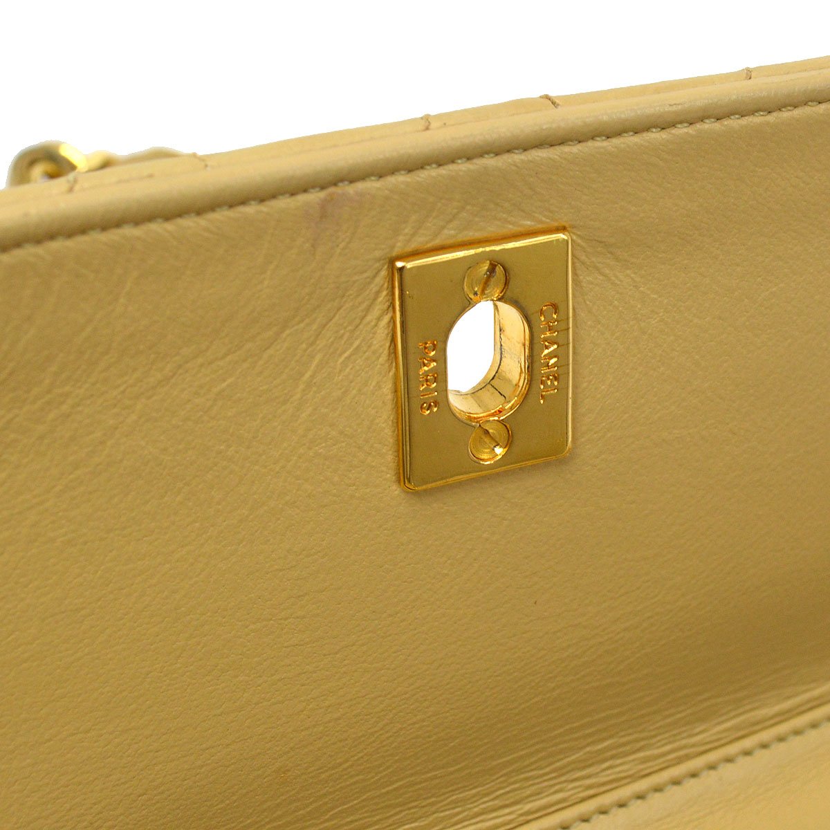 CHANEL Single Turnlock 2way Handbag ao29038
