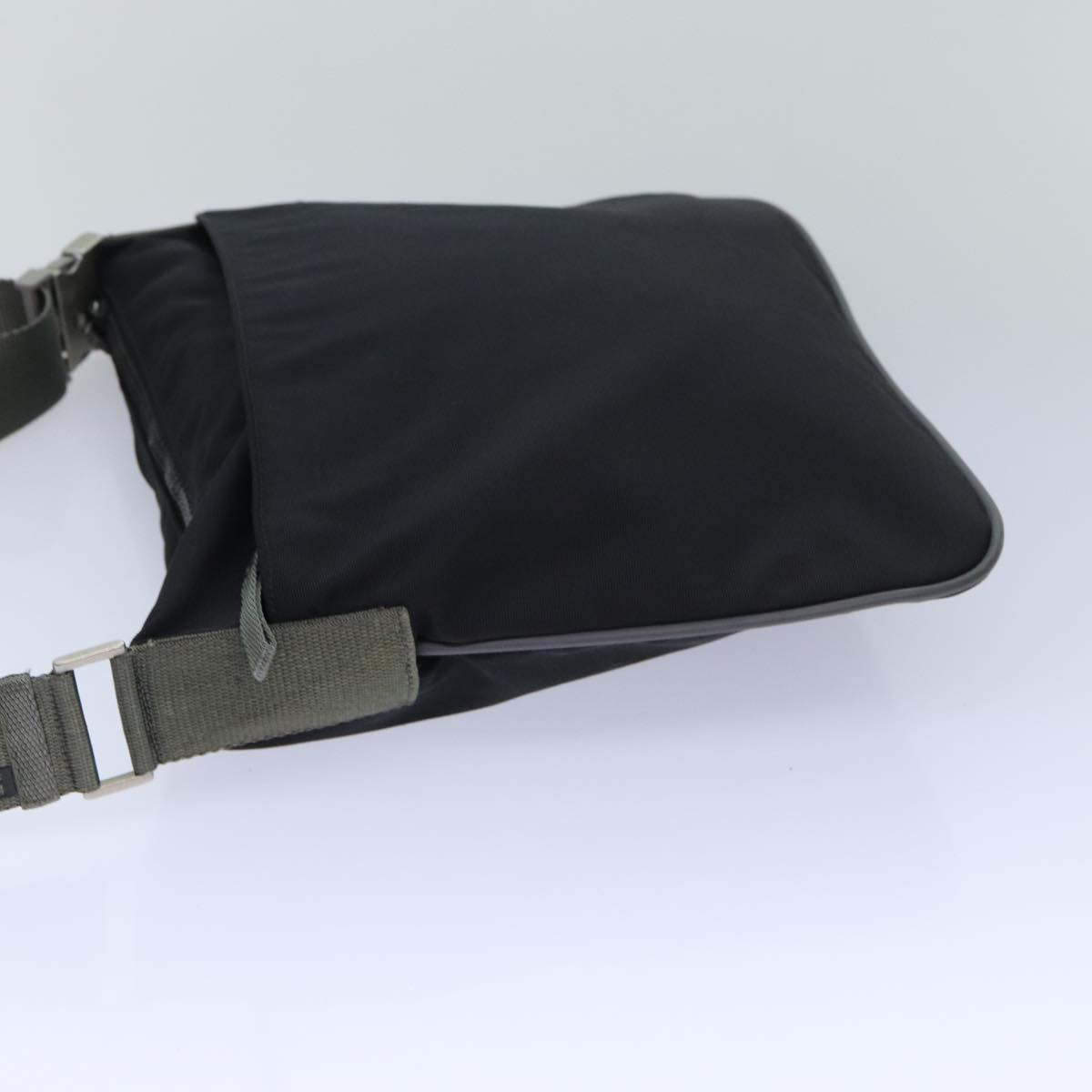 PRADA Shoulder Bag Nylon Black Auth ar12031