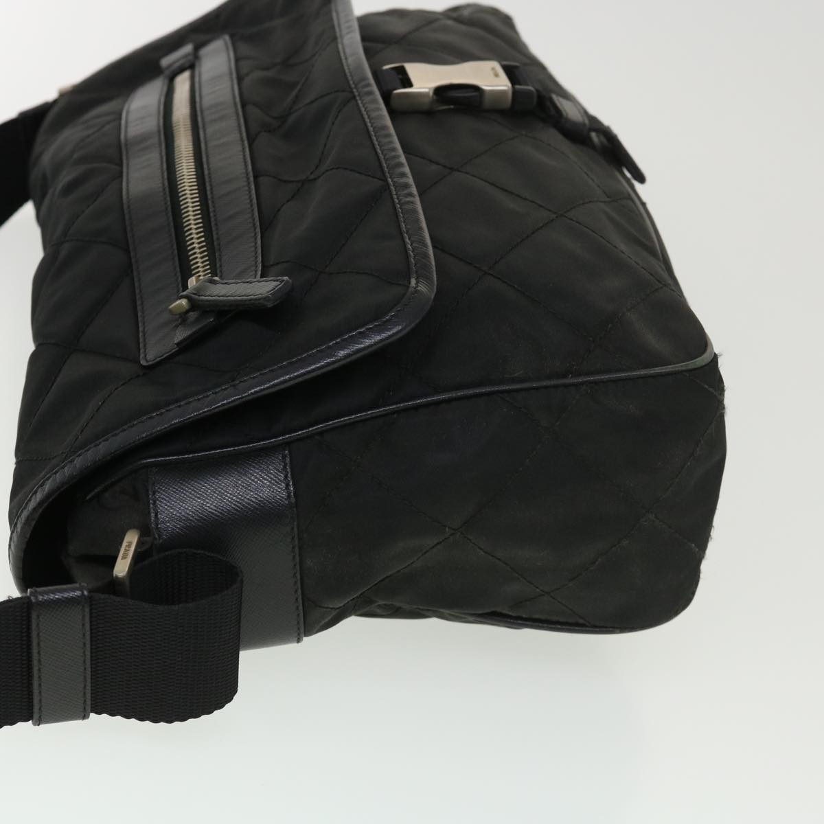 Prada Shoulder Bag Nylon Black ar9170