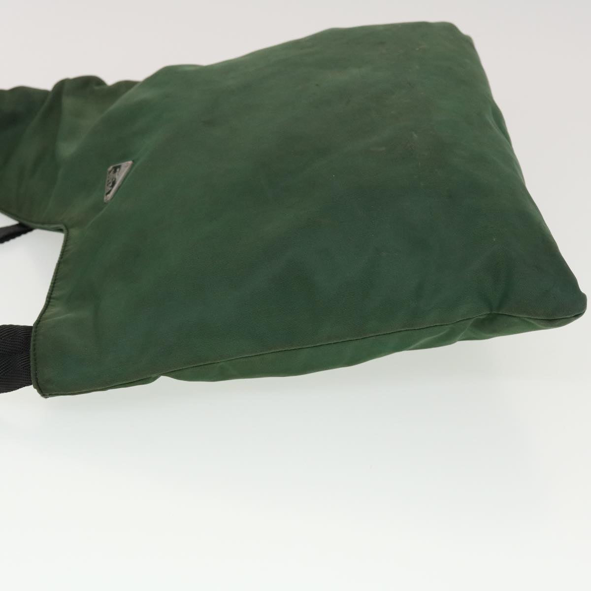 Prada Shoulder Bag Nylon Khaki ar9593