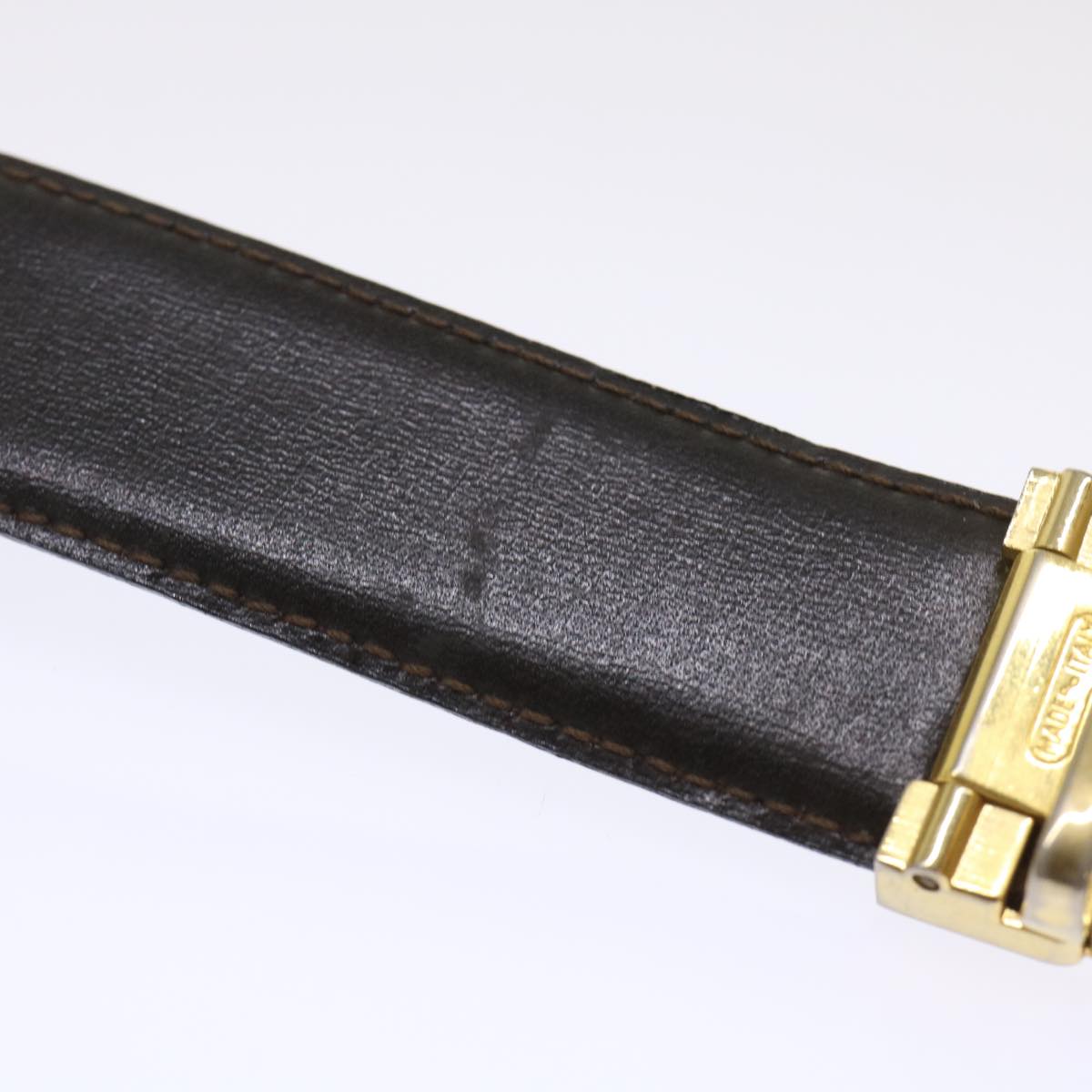 Celine Horse Carriage Belt Leather 28"-32.3" Black ar9780