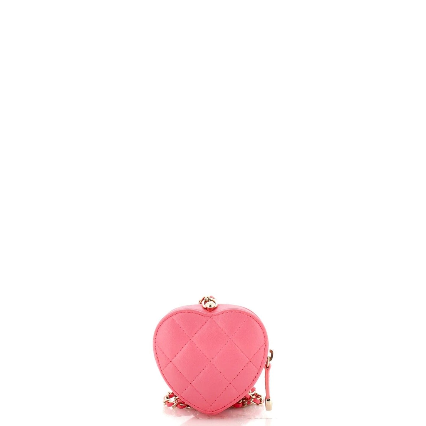 Chanel Cc In Love Heart Chain Necklace