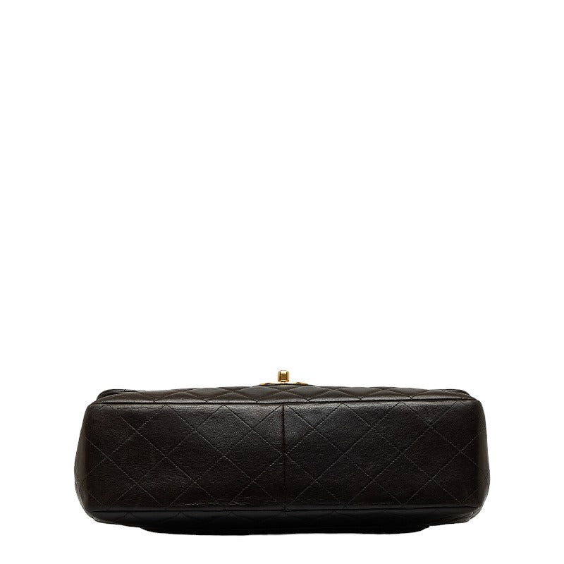 Chanel Decamatrasse 30 Cocomark ingle Flap Chain Shoulder Bag Black CHANEL