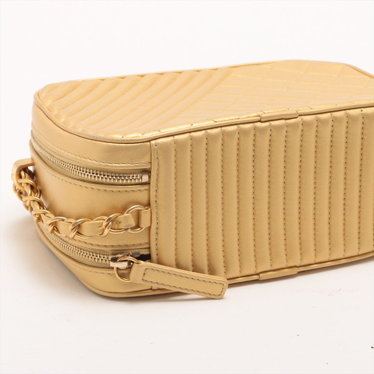 Chanel Coco Charm Chain Shoulder Bag Gold Gold 20th