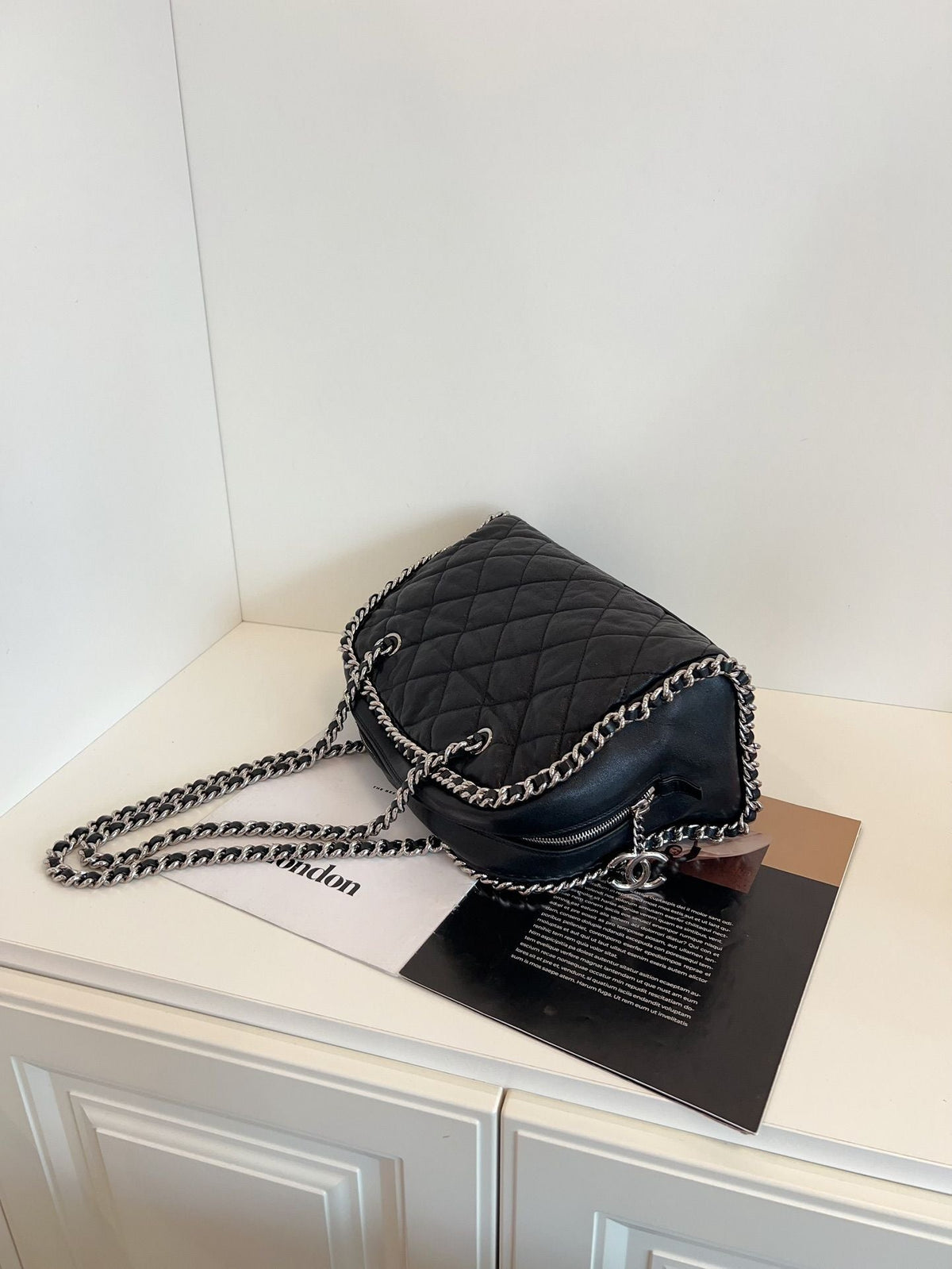 Vintage Chanel bag black *cm