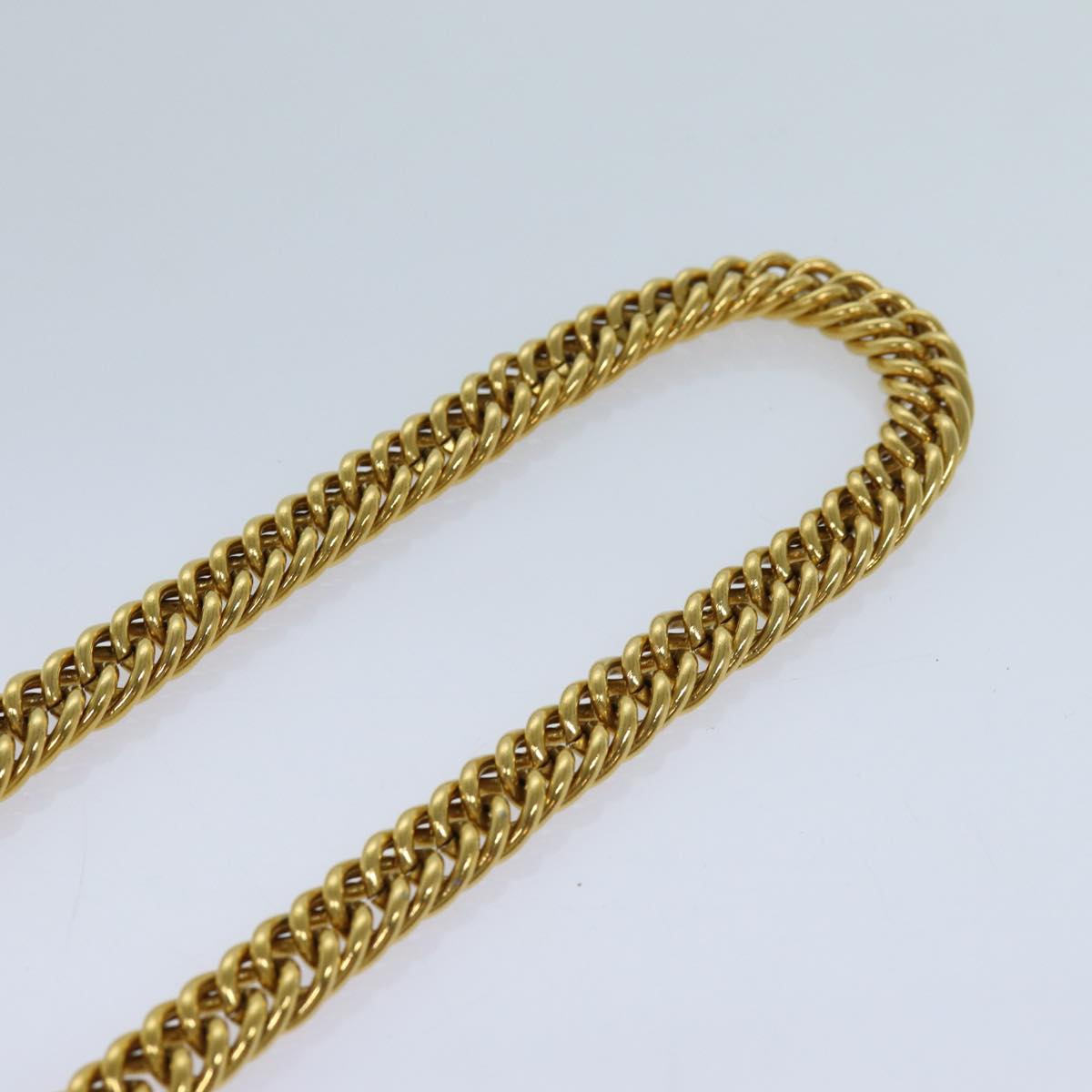 Chanel Chain Pearl Belt metal Gold CC Auth bs