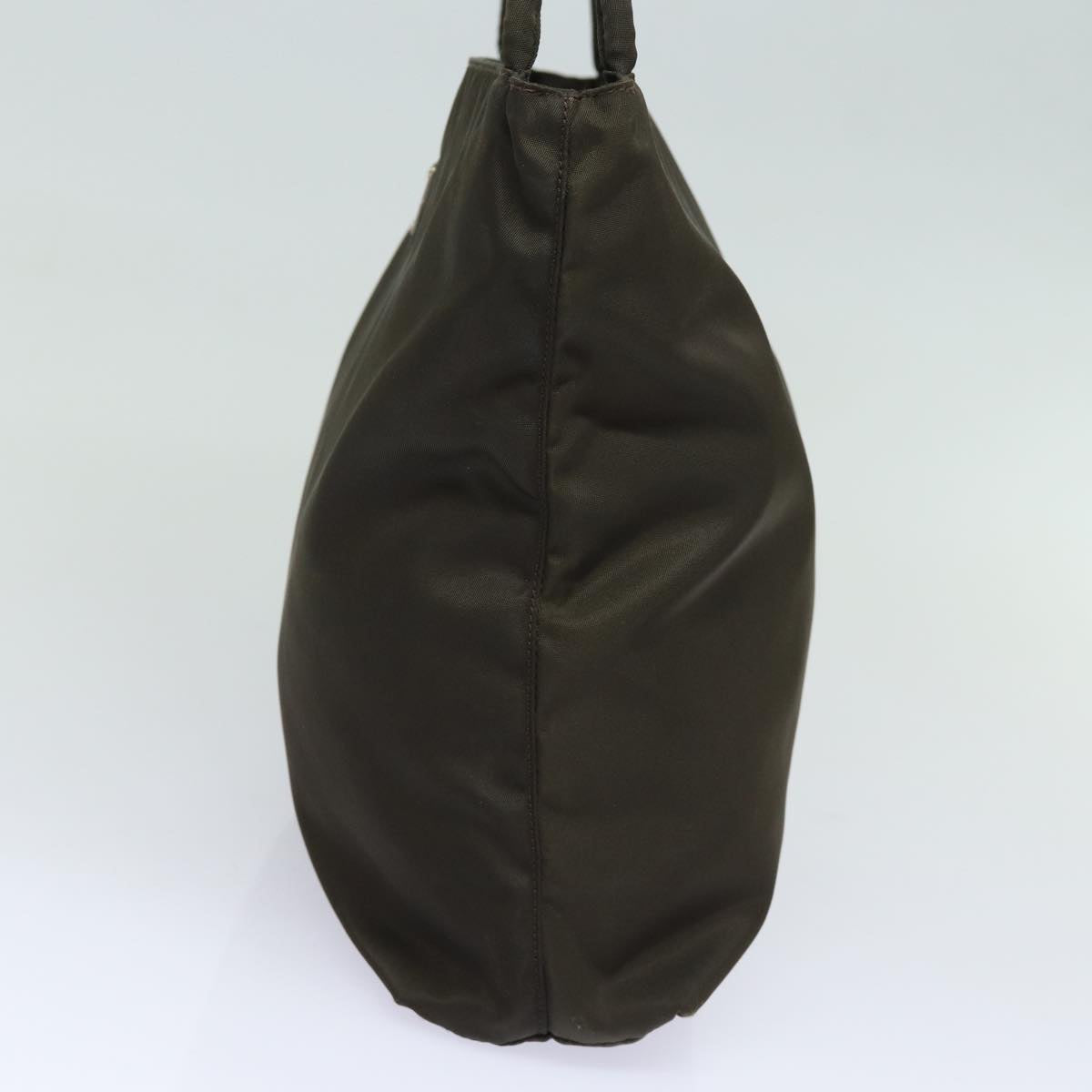PRADA Shoulder Bag Nylon Khaki Auth bs15829