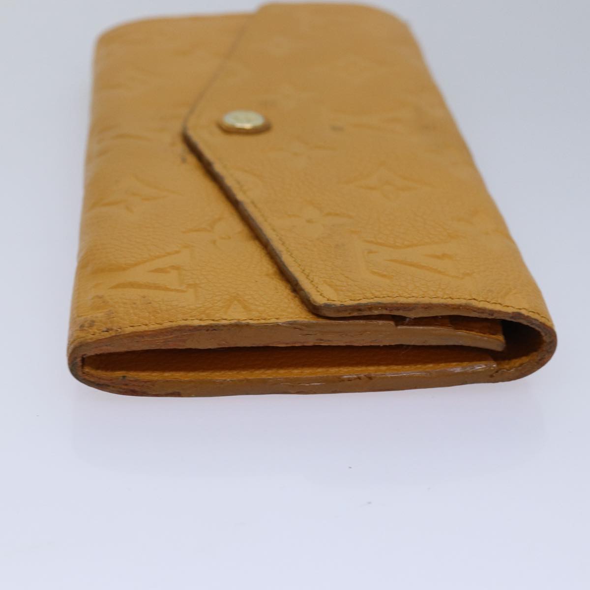 LOUIS VUITTON Empreinte Portefeuille Curieuse Wallet M60409 Auth bs16087