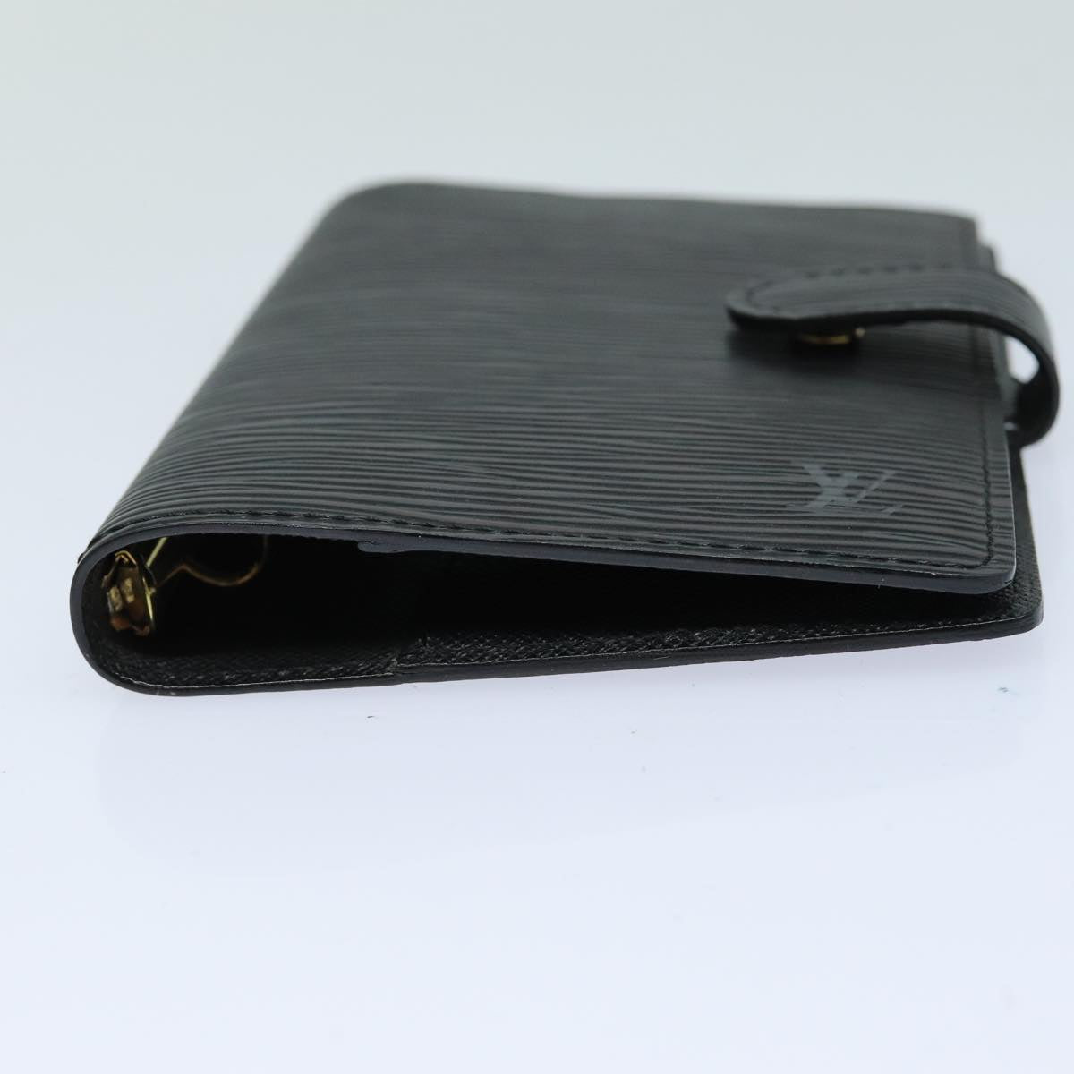 LOUIS VUITTON Epi Agenda PM Day Planner Cover Black R20052 LV Auth bs16117