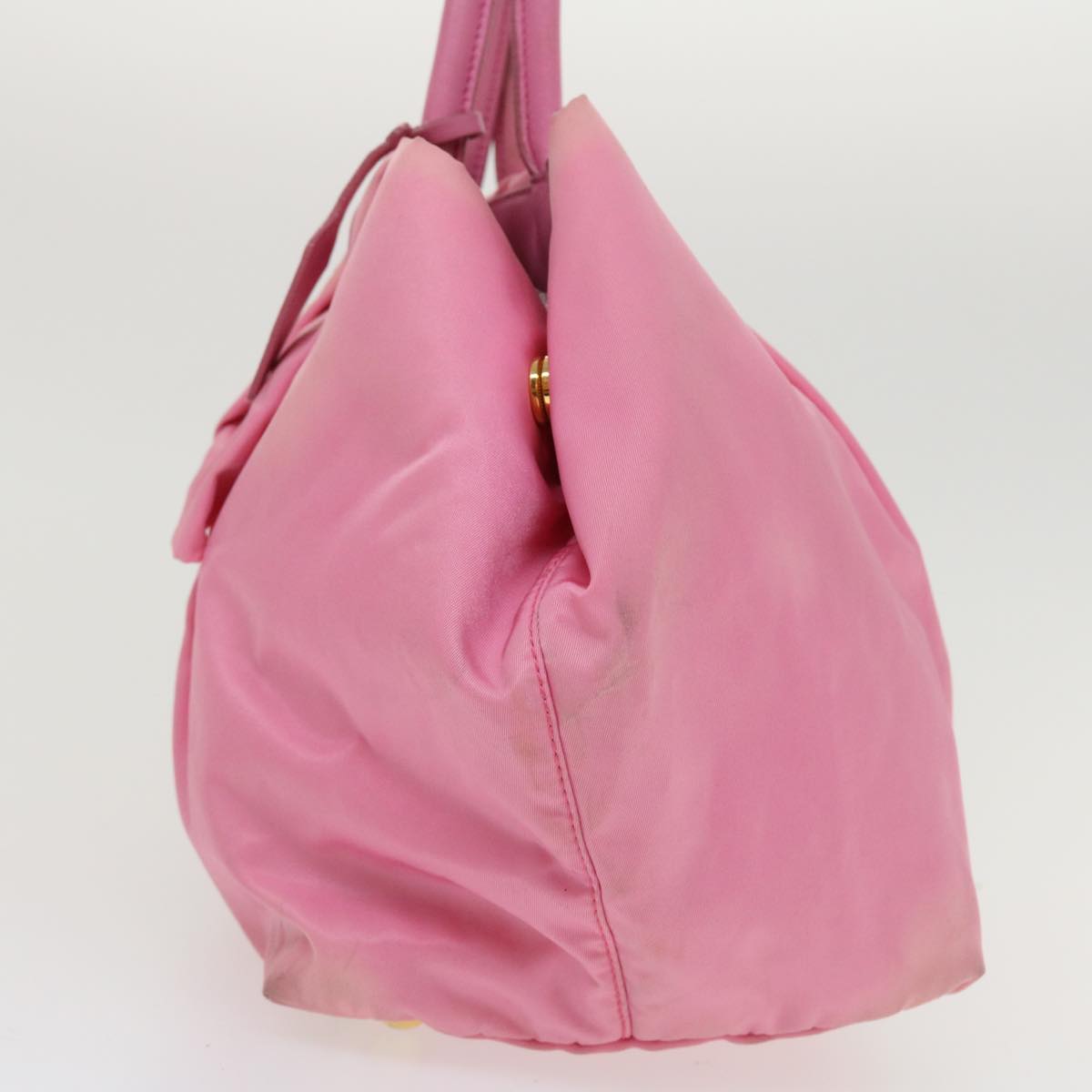 Prada Hand Bag Nylon Pink bs3964