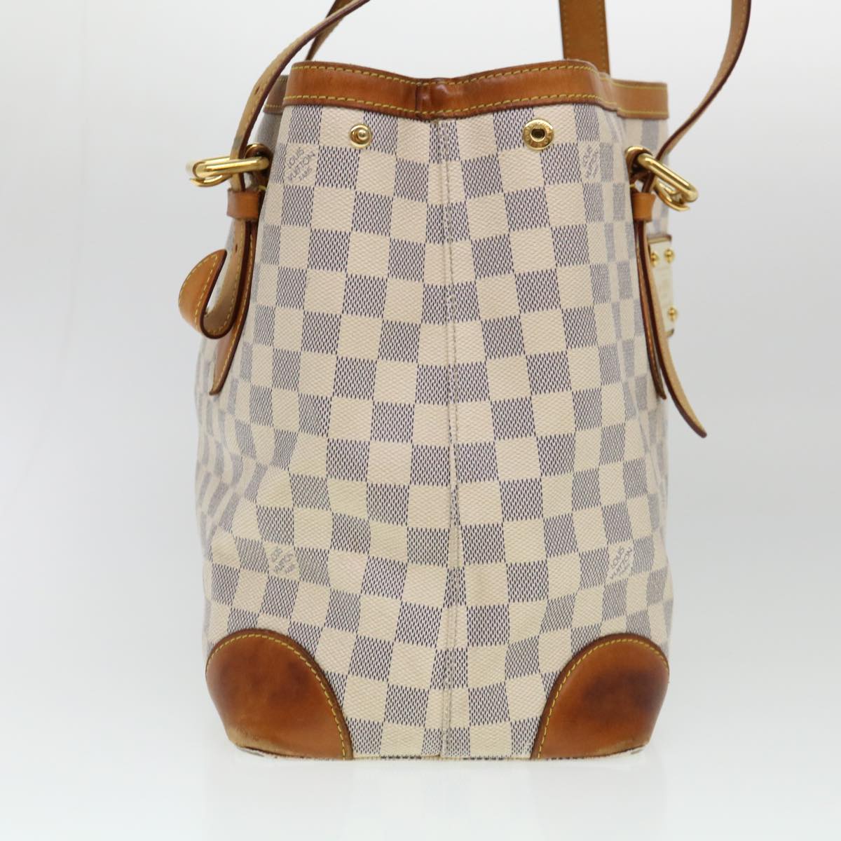 LOUIS VUITTON Damier Azur Hampstead MM Tote Bag N51206 LV bs4566