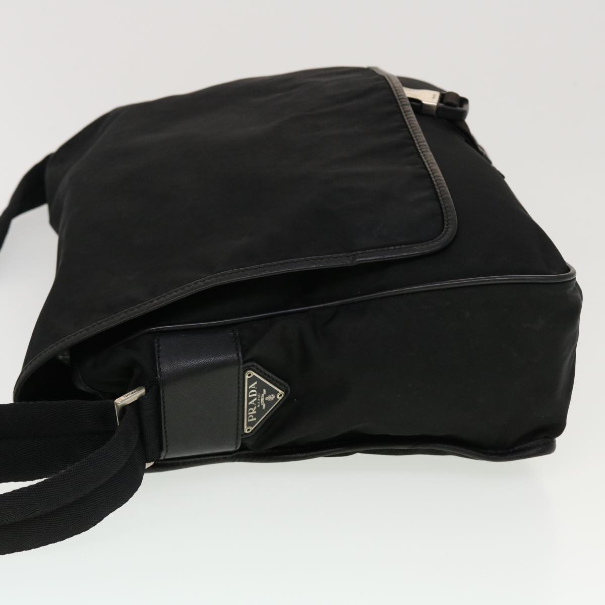 Prada Shoulder Bag Nylon Black bs5865