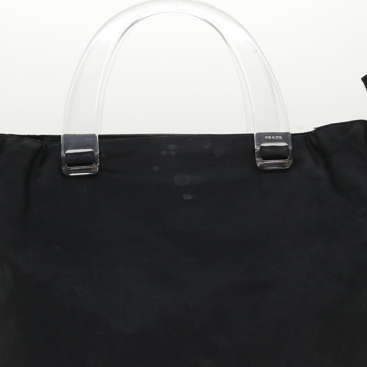 Prada Hand Bag Nylon Black bs6401