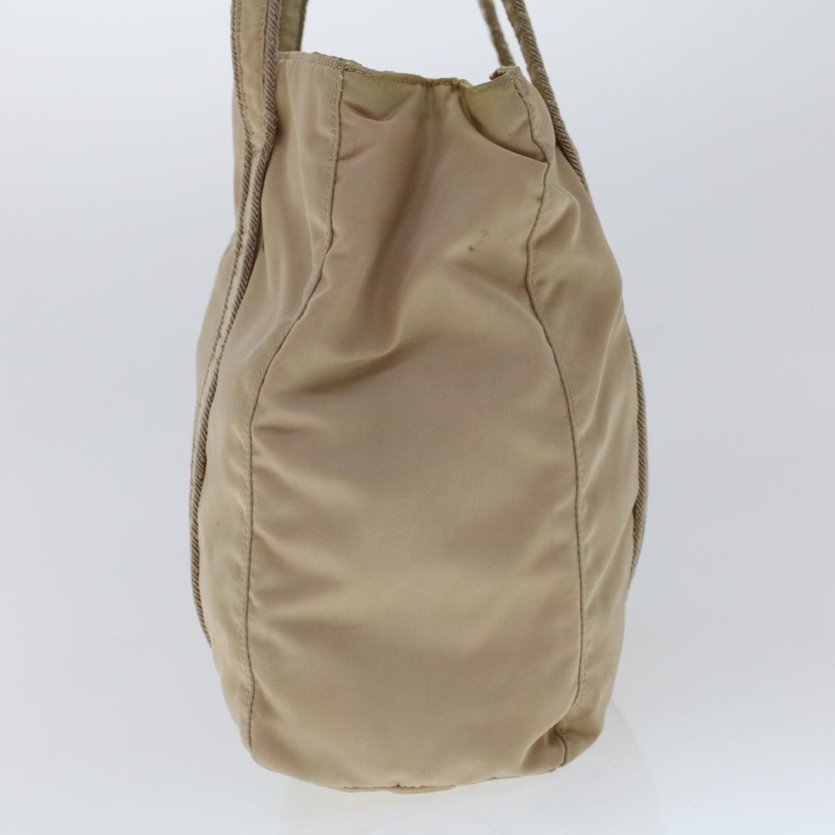 Prada Shoulder Bag Nylon Beige bs6608