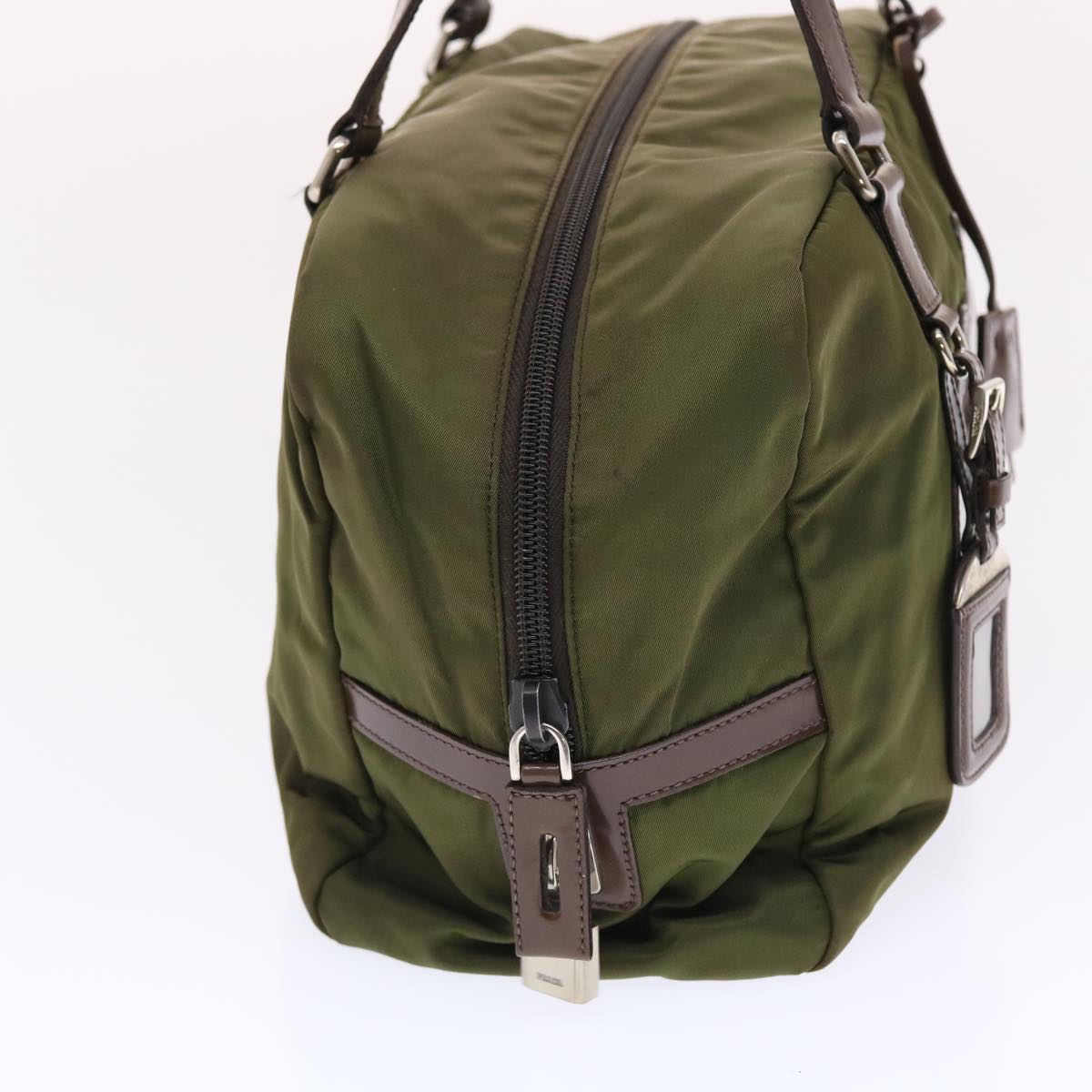 Prada Shoulder Bag Nylon Khaki bs7166