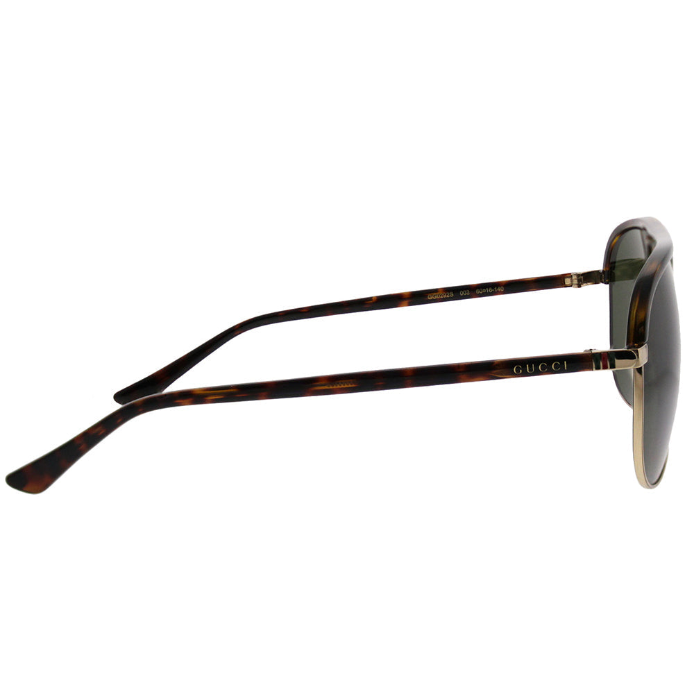 Gucci GG 0292S 003 Unisex Aviator Sunglasses
