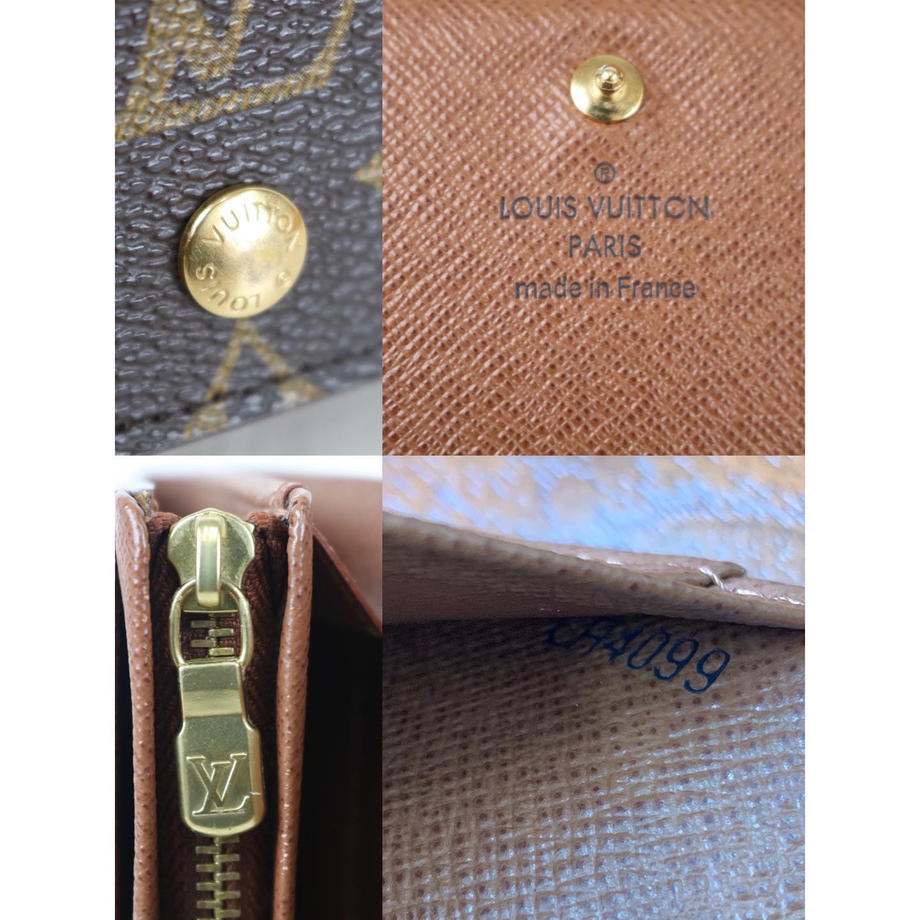 Rank A | LV Monogram Porto Monevier Tresor Wallet |081702