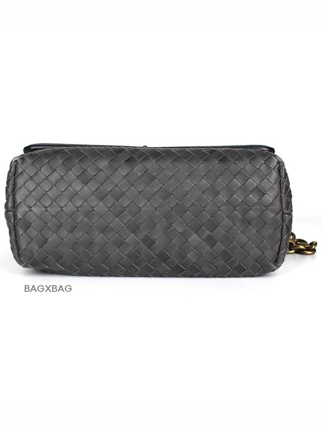 Luxury Bottega Veneta BT Knot Chain Olympia Bag Gray BT42BG001