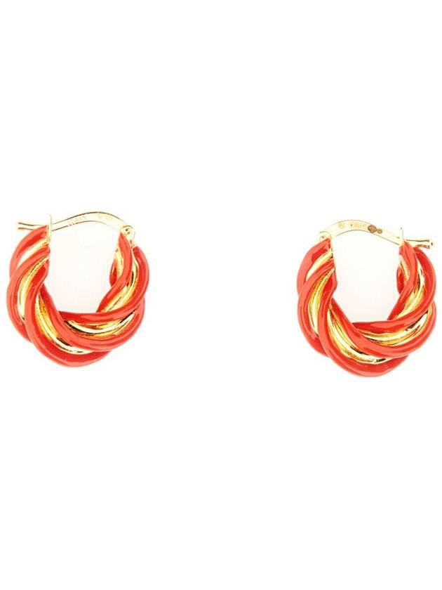Luxury Bottega Veneta 23 ss PILLAR hoop earrings 731898VAHU48822 B0040210983
