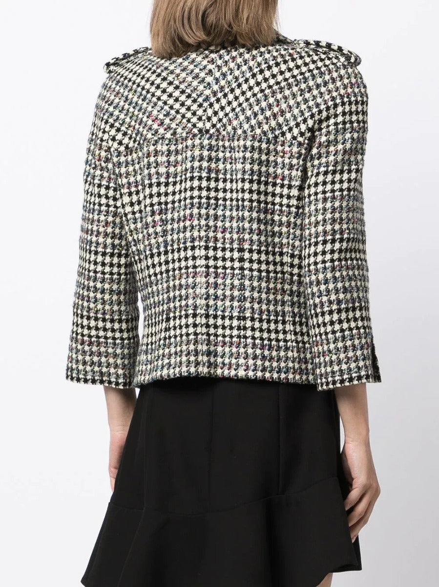 2006 Houndstooth Zip-Up Jacket