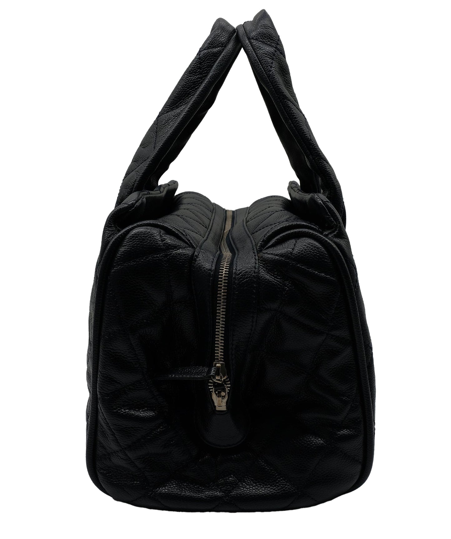 Chanel Bowler Bag Caviar Blue SHW RJC4406