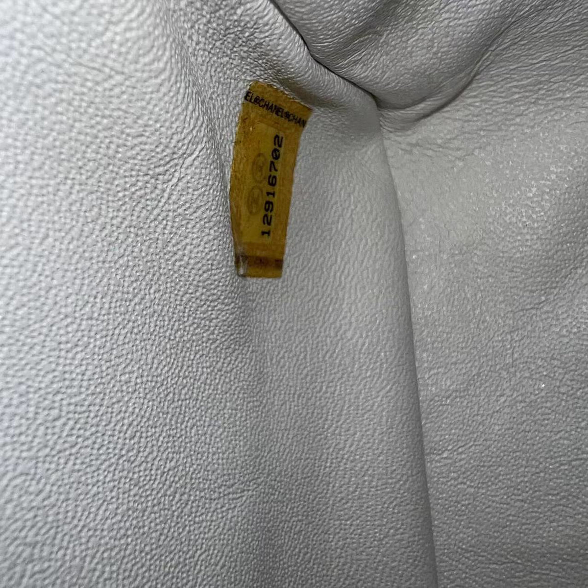 Caviar Jumbo Classic Flap Quilted Calfskin White Silver Hardware Series 12