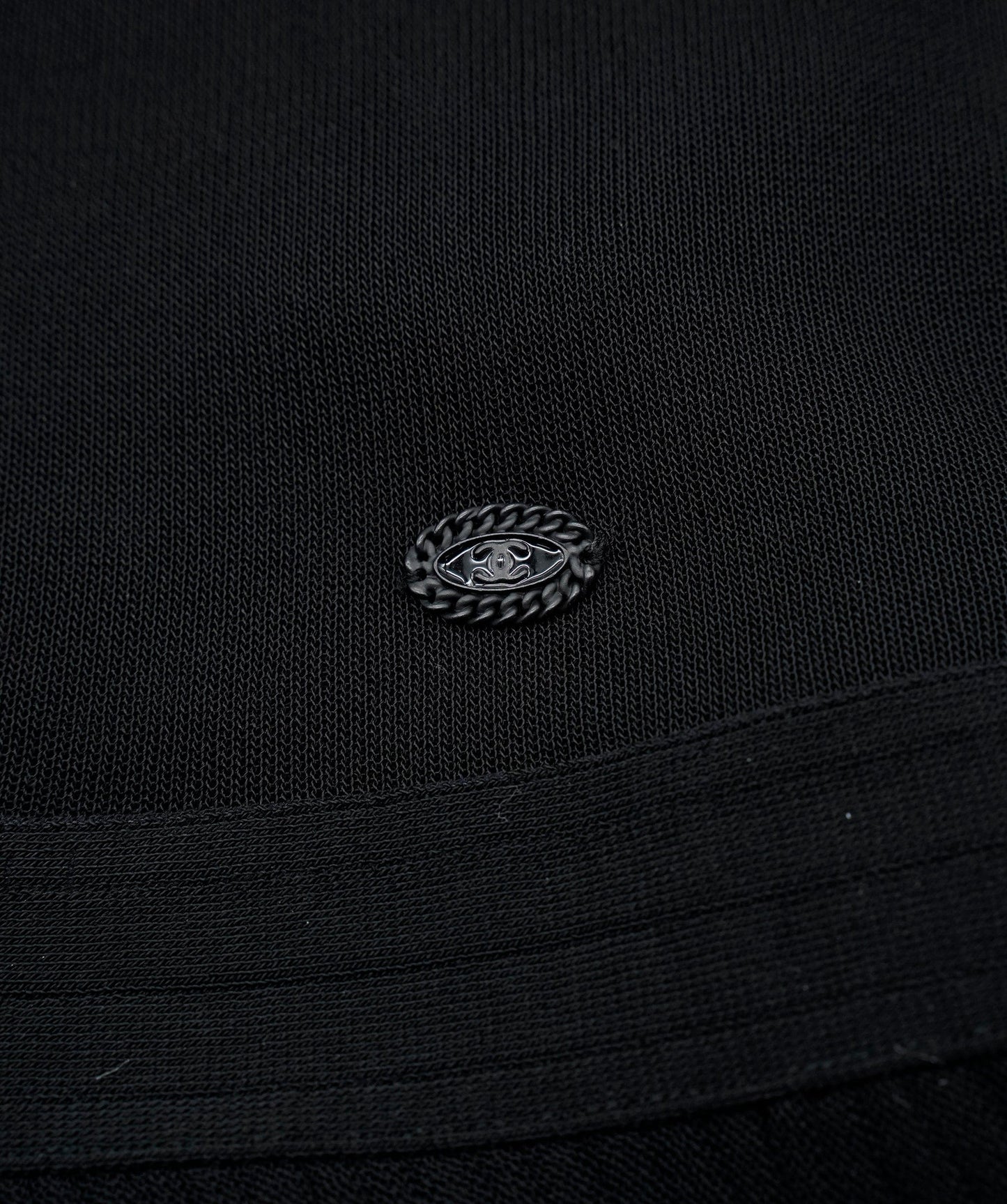 Chanel Black Jersey Chenille Dress ASL4601