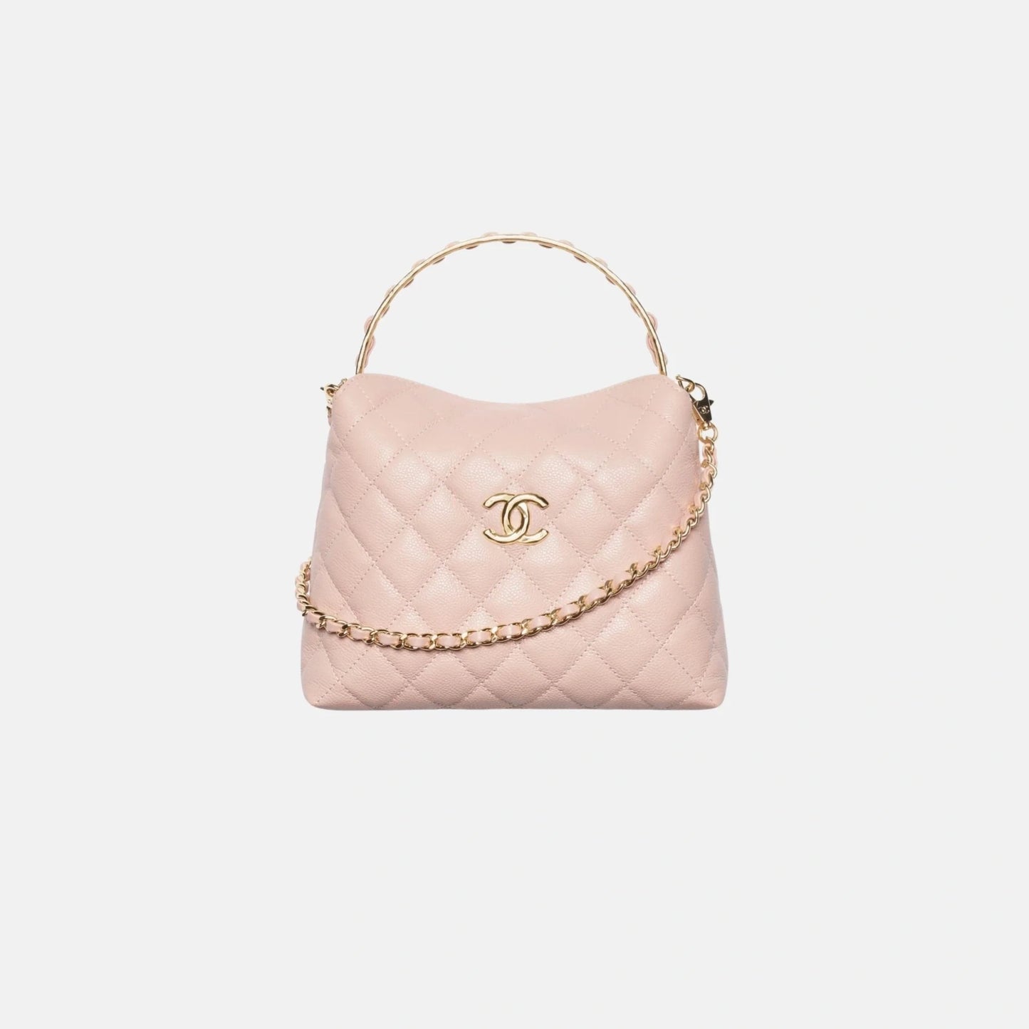 Chanel Clutch with Chain in Grained Shiny Calfskin and Gold Tone