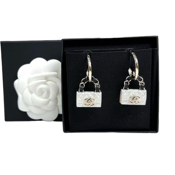 Chanel Bag Earrings