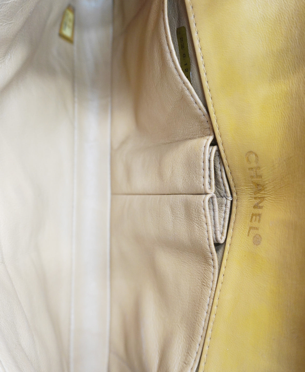 East West Chocolate Bar Flap Beige
