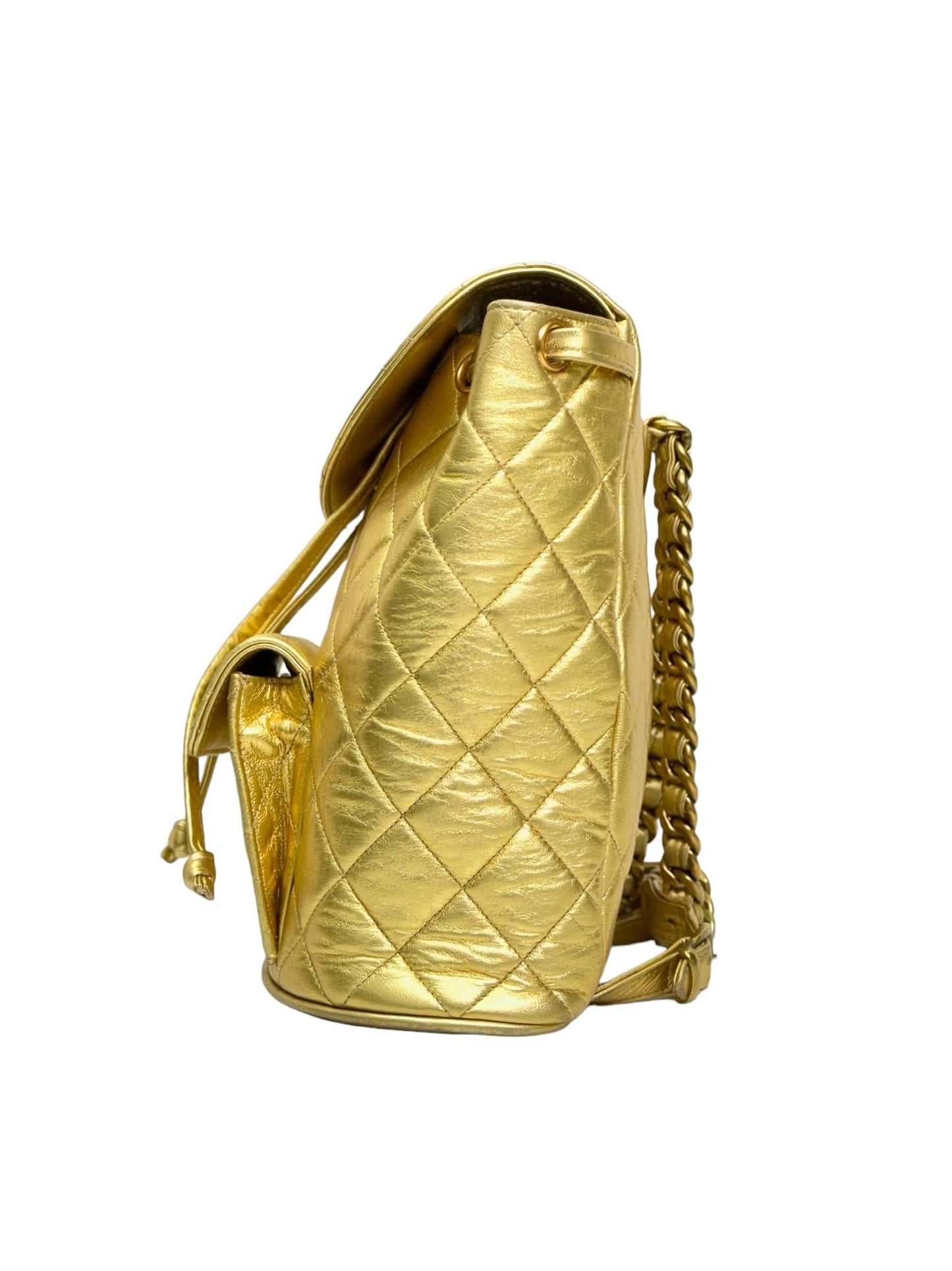 Chanel Gold Duma Backpak