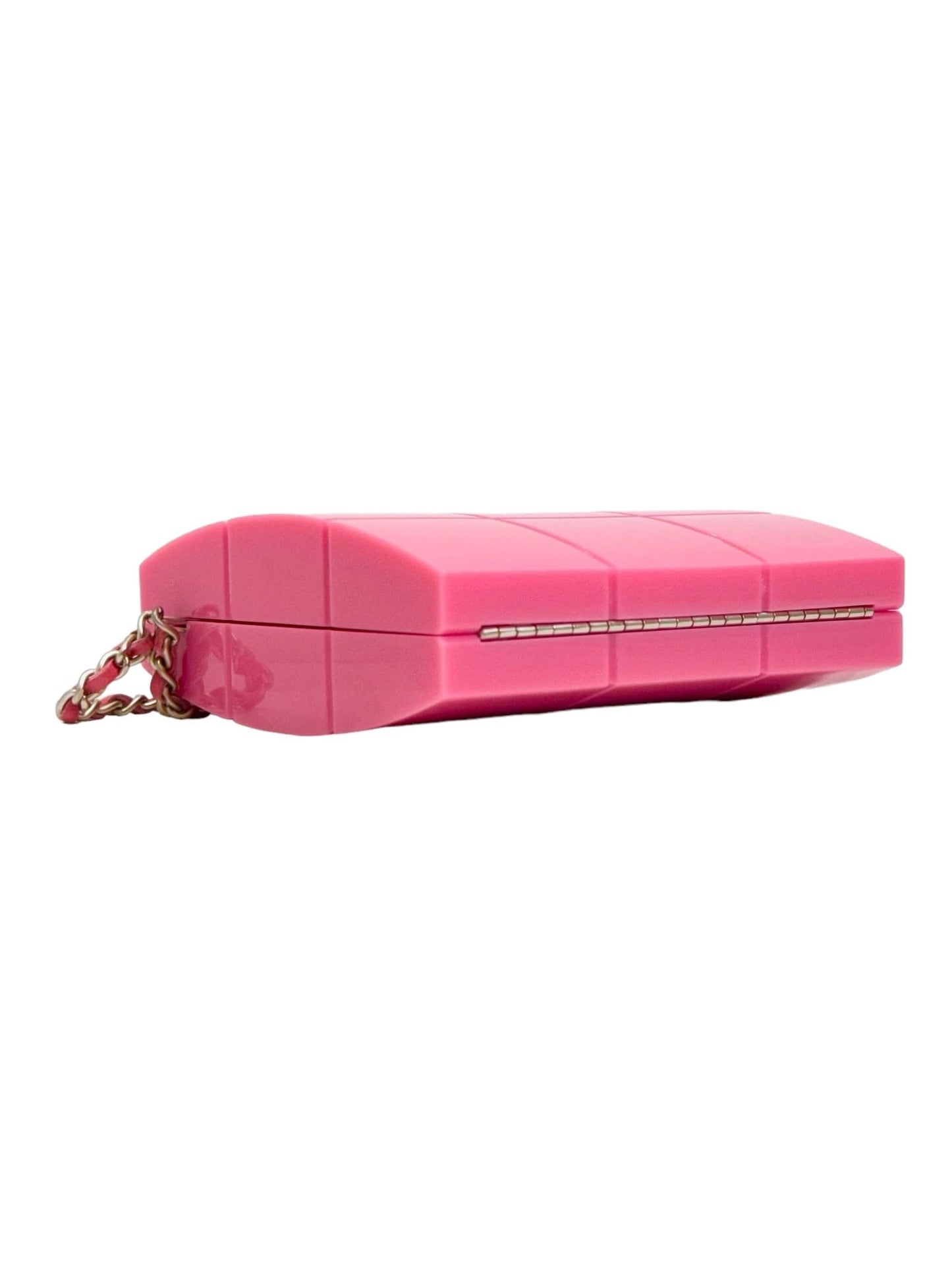 Chanel Pink Chocolate Bar Vintage Clutch