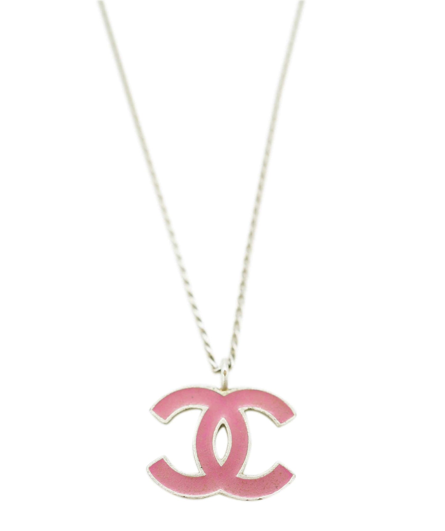 CHANEL Cocomark Necklace Pink 04P DBXS2179