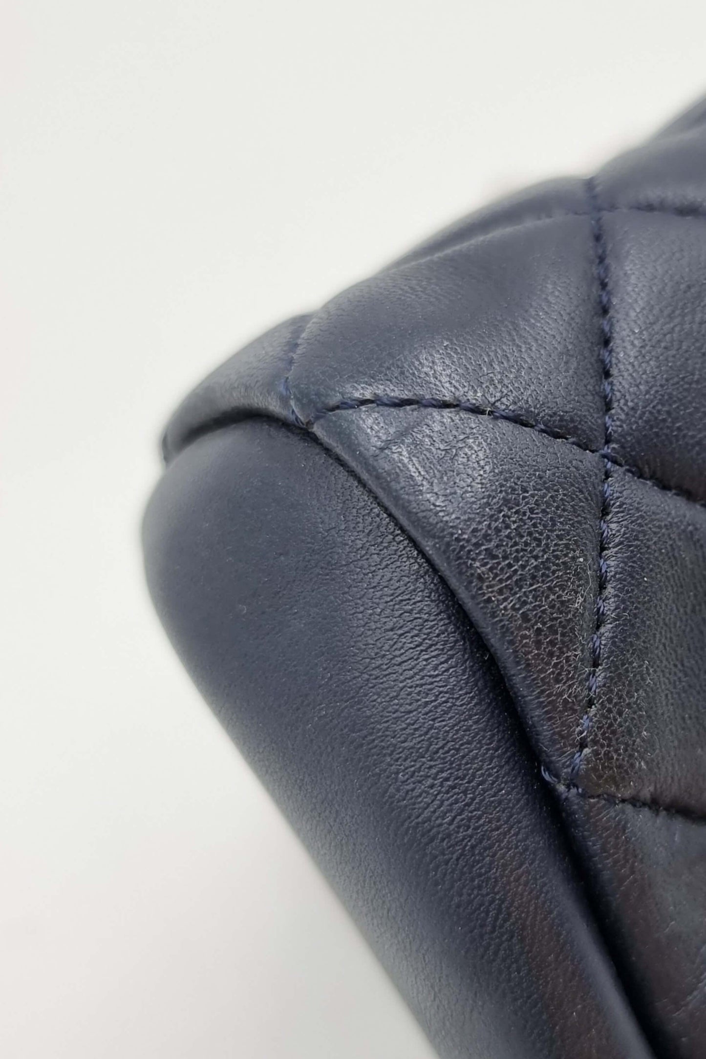 Medium Mademoiselle Bowling Bag Navy