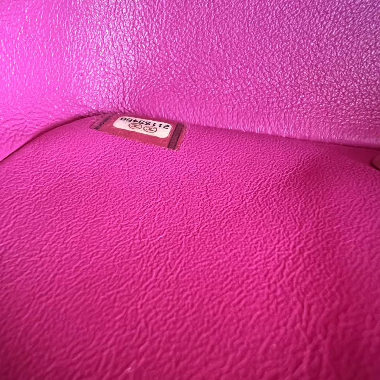 Mini Square Classic Flap Chevron Lambskin GHW No 21