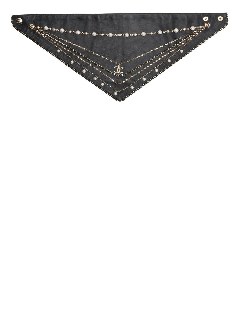 CC Chain Layered Bandana Necklace