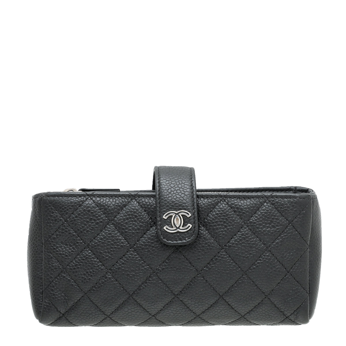 Chanel Black CC Mobile Pouch
