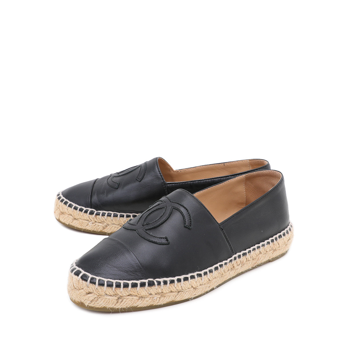 Chanel Black Espadrille 36