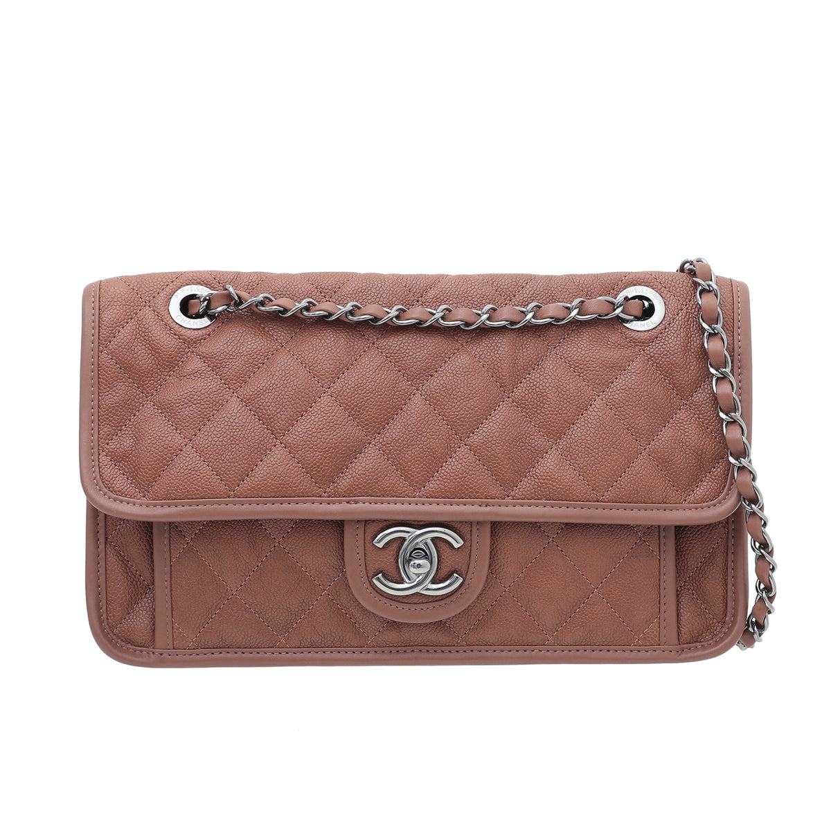 Chanel Brown French Riviera Flap Bag