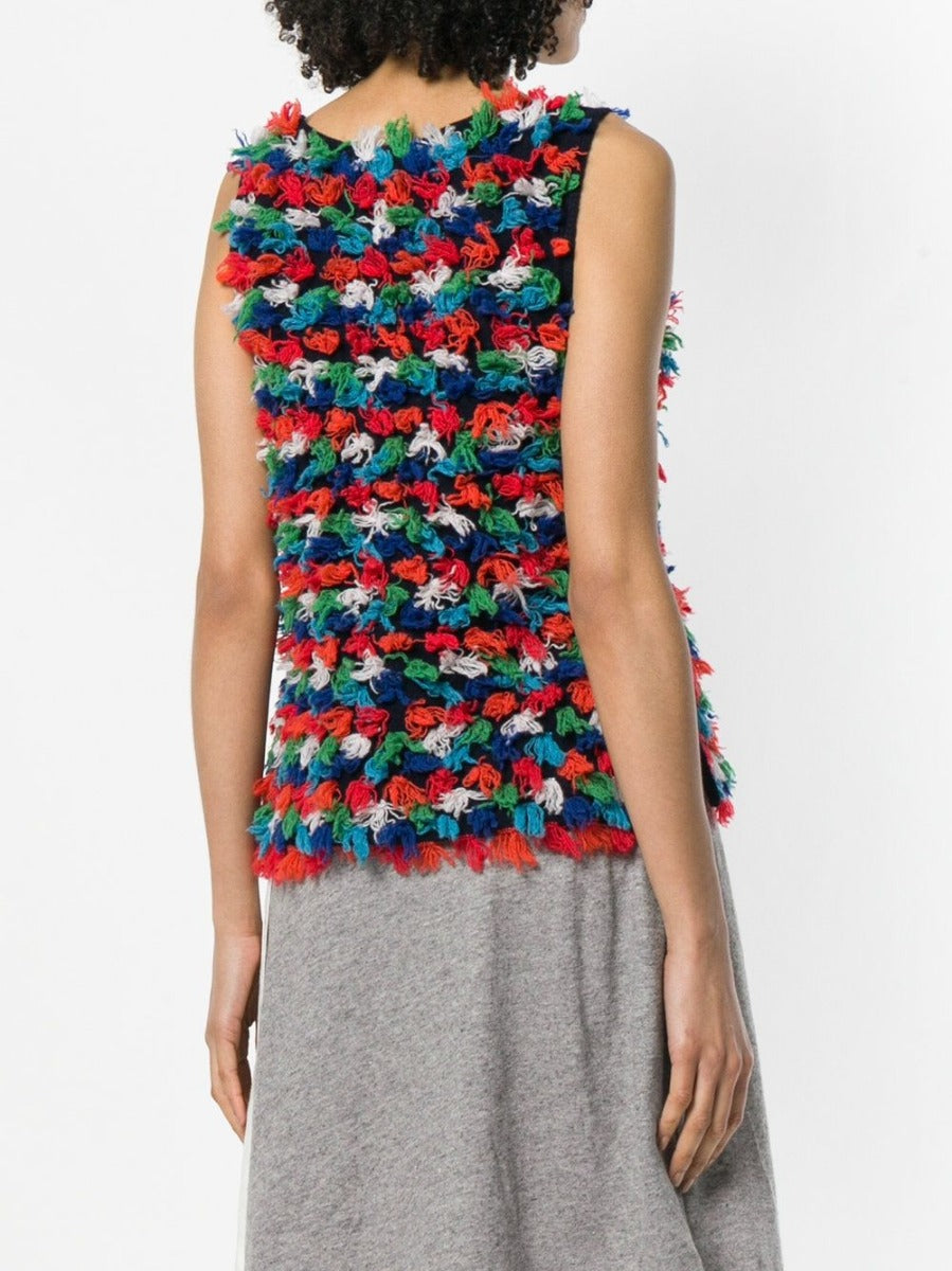 Multicolour Cashmere Vest Top