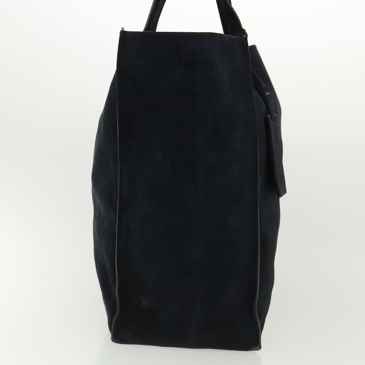 Prada Tote Bag Suede 2way Navy cl300